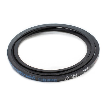 D&D 3V750 Wedge V-Belt, 75 in Outside Length, 3/8 in Top Width, 5/16 in Thickness, 1 Ribs 3V750